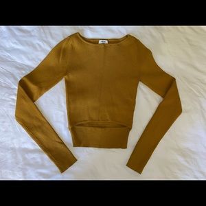 Wilfred Aritzia khaki sweater size xxs